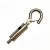 Self locking hook cable gripper 1.8-2.0mm, easy to adjust wire rope length for ceiling light Self Locking Cable Gripper Hook 1.8-2.0mm Wire Rope Clamp for Cable Suspension Fittings
