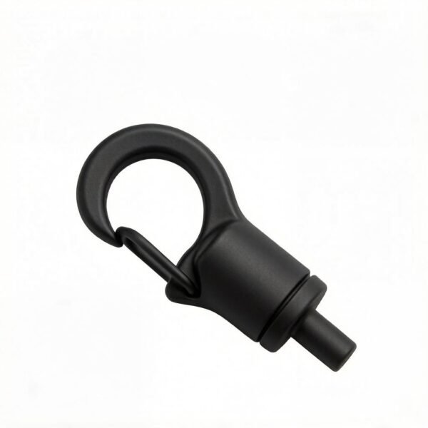 cable-suspension-snap-hook-gripper-Black-1.2-1.5mm ALT:Cable Suspension Snap Hook Gripper Silver 1.2-1.5mm, wire rope clip for lighting and sign hanging system