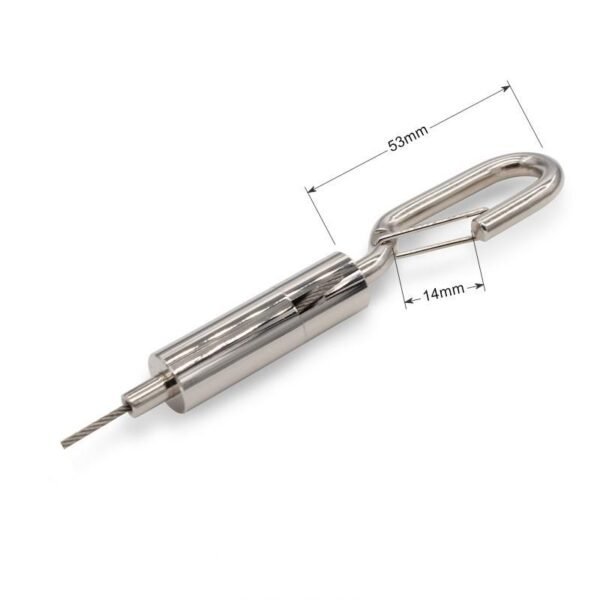 Spring Hook Cable Gripper Suspension Kit 1.5-2.0mm for signboard and banner hanging