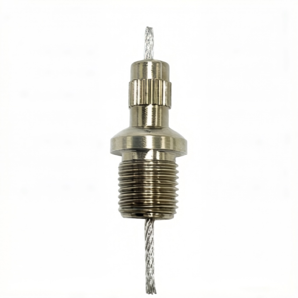 Brass M10 cable gripper safety hat for 1.2-1.5mm stainless steel wire rope