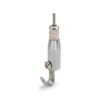 0.8-1.2mm stainless hook cable gripper, heavy duty wire rope gripper for suspension Stainless Steel Hook Cable Gripper 0.8-1.2mm cable suspension fitting