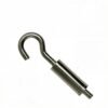 Sign hanging hook cable gripper, fits 1.2~1.5mm wire rope, stainless steel cable gripper hook Stainless steel hook cable gripper 1.2-1.5mm for sign hanging wire rope hook