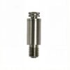 M6 mini inverted cable gland also called cable gripper, suitable for 0.8mm to 1.0mm steel cable, safety nut anti-loose design. Inverted cable gland M6 mini 0.8-1.0mm wire rope with safety nut, stainless steel cable gripper for hanging
