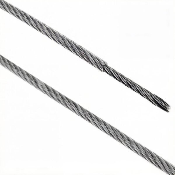 1.2mm 1×19 PVC Coated Stainless Steel Wire Rope for indoor acoustic ceiling panel suspension systems
