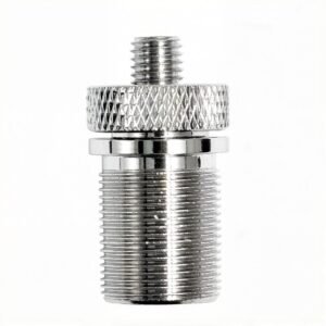 Light suspension bottom exit gripper M16 with safety nut, male cable gripper for 2.5-3.0mm steel wire rope