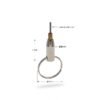 Thin Wire Rope Cable Tension Clamp Cable Gripper Suspension Kit, 0.8-1.2mm light hanging hardware