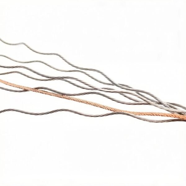 1.2mm 7X7 7X19 1X19 copper core galvanized steel cable for medium load HVAC duct suspension