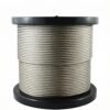 Reusable copper core galvanized wire rope, easy setup for temporary exhibition art display 1.2mm 0.047 inch 7X7 7X19 1X19 copper core galvanized steel cable for trade show art installation rigging
