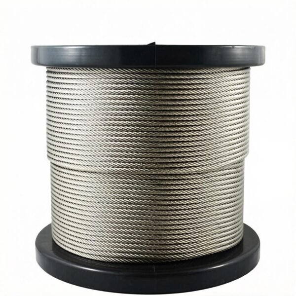1.2mm 0.047 inch 7X7 7X19 1X19 copper core galvanized steel cable for trade show art installation rigging