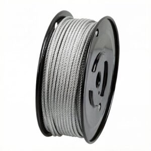 1.0mm 0.039 inch 7X7 7X19 1X19 copper core galvanized steel cable for LED light suspension