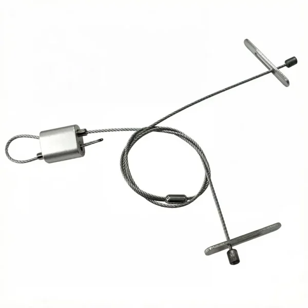 20×18×10MM aluminum mini adjustable looping gripper clip, cable gripper for 1.2mm 1.5mm wire rope, small overhead suspension hardware for lighting signage