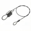 Factory aluminum mini looping gripper clip 20×18×10mm, adjustable cable gripper for 1.2‑1.5mm steel wire rope, OEM HVAC suspension hardware