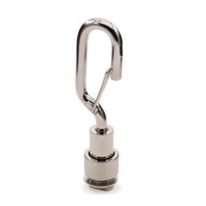 1.5-2.0mm Adjustable Hook Cable Gripper, Exhibition Track Light Wire Rope Hanging Hardware