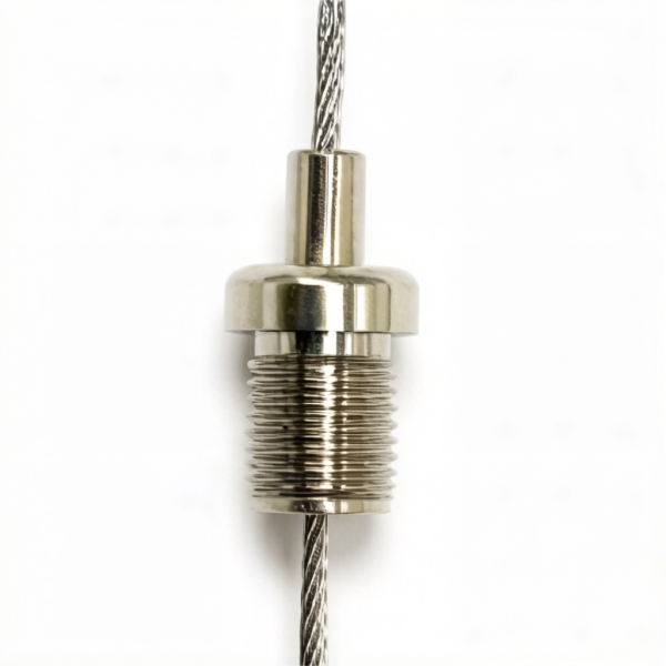 M10 Thread Brass Safety Wire Cable Grippers 1.2-1.5mm Wire Rope Holding Gripper