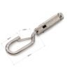 Wire Hook Cable Gripper Safety Nut Wire Rope Hanging Kit for Linear Lighting HVAC 1.5-2.5mm