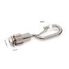 Gallery Exhibition Light Track Adjustable Cable Gripper Hook, 1.5-2.0mm wire rope hanging fitting