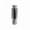 Small inverted M6 cable gripper designed for 0.8mm~1.0mm steel cable, safety nut prevents loosening, ideal for LED light hanging. Mini inverted M6 cable gripper 0.8-1.0mm with safety nut, wire rope gland for light suspension system
