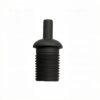 Customizable M8 brass straight exit cable gripper, works with 1.2–1.5mm aircraft cable for lighting, signage and display hanging systems M8 thread brass straight exit cable gripper for 1.2-1.5mm wire rope, customizable lighting suspension fitting