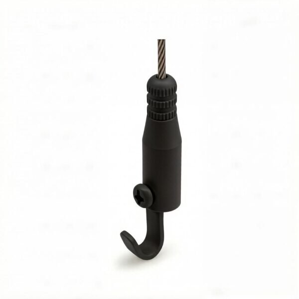 Wire Rope Hook Cable Gripper 0.8-1.2mm for light hanging system