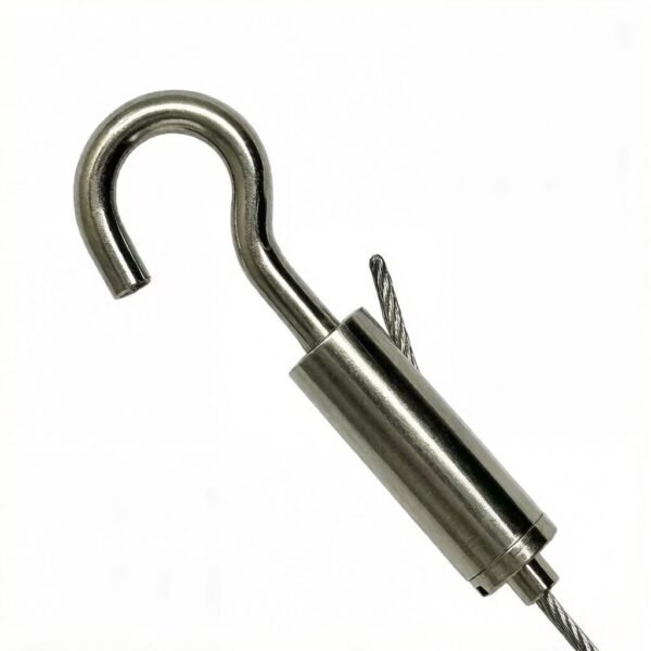 Wire rope hook cable gripper 1.2-1.5mm heavy duty steel cable hook gripper