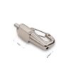 Wire rope hook cable gripper fits 1.2mm–1.5mm steel wire rope, used for ceiling light hanging, cable suspension gripper Wire Rope Hook Cable Gripper 1.2 to 1.5mm, cable gripper hook for light fixture hanging
