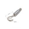 Hook cable gripper compatible with 0.8mm,1.0mm,1.2mm,1.5mm wire rope, safety cap hanging gripper Wire Rope Hook Gripper With Safety Cap 0.8-1.5mm wire rope suspension hardware fitting