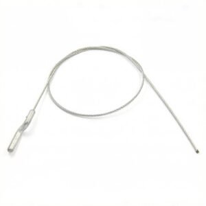 Bright Steel 7x7 7×19 1×19 Wire Cable Assemblies with S‑Shaped Hooks for Hanging Signs, Banners, Lighting Fixtures, Mirrors, Artworks & Commercial Displays