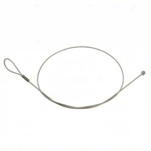 Stainless Steel Wire Rope Cable Assemblies with Loop & Ball Stopper – Multi-Purpose Safety & Securing Cables for Industrial, Gym Equipment, Lighting, Automotive, Marine, Furniture & Architectural Applications