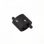 Heavy Duty Black Aluminum Loop Cable Gripper Dual Wire Lock | Precision Clamp for 1.5mm Aircraft Cable Steel Rope Hanging Fitting