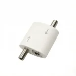 White Aluminum Dual Wire Loop Cable Gripper Adjustable 1.5mm Steel Rope Clamp | Hanging Fastener for Billboard Poster Exhibition Display Suspension