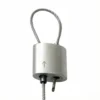 Aluminum Looping Cable Gripper Installed on T‑Bar Ceiling Grid, Dual Wire Clamp for Drop Ceiling LED Panel Light