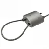 Aluminum Looping Cable Gripper Dual Wire Clamp, Heavy Duty Lock for Office Pendant & Linear LED Light 1.5mm Steel Rope