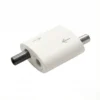 Adjustable white aluminum dual‑direction wire rope gripper quick height adjust for overhead hanging fixtures