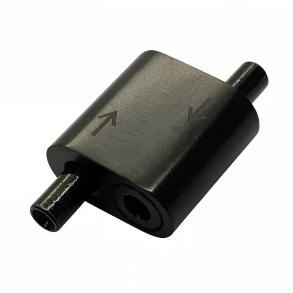 Delicate Black Looping Cable Gripper Lock 20×18×10MM Installed on T‑Bar Ceiling Grid, Two‑Way 1.5mm Wire Fastener For Drop Ceiling LED Pendant Light