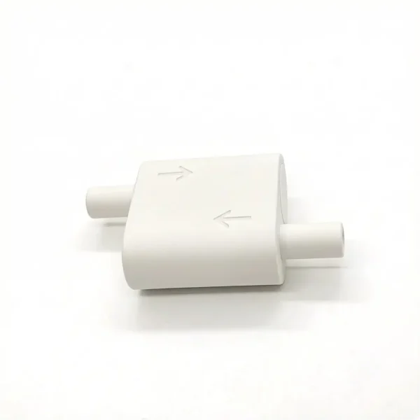 Multiple White Looping Cable Gripper Lock 1.5mm Wire Diameter 20×18×10MM, Two‑Way Precision Clamp for Batch Ceiling Lighting Installation