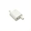 White looping cable gripper mounted on T‑bar for drop ceiling light hanging White Looping Cable Gripper Lock 20×18×10MM Installed on T‑Bar Ceiling Grid, Two‑Way 1.5mm Wire Clamp for Drop Ceiling Light Fixture