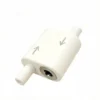 White loop cable gripper used for retail display rack overhead suspension 1.5mm Two‑Way White Loop Cable Gripper Lock 20×18×10MM Precision Holding Clamp For Retail Display Racks Overhead Hanging