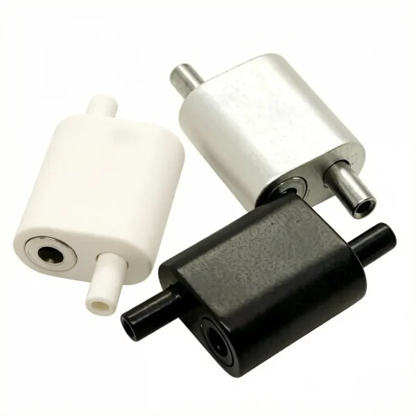White Looping Cable Gripper Lock 20×18×10MM Two‑Way 1.5mm Wire Diameter Clamp For Pendant Light Fixture Ceiling Suspension