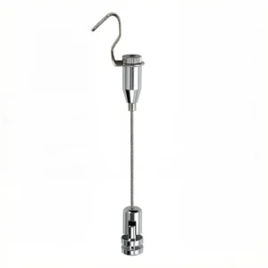 High Efficient Cable Picture Hanger, Strong Art Hanging System Easy Install for Office Hotel Exhibition