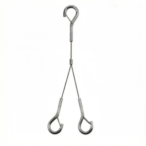 Y-Hook End Art Cable Hanging System, 1.2mm Safe Wire Thickness for Gallery Museum Retail Window