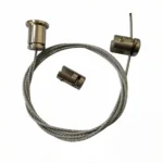 Heavy-Duty Custom Design Art Cable Hanging Kit, Ceiling Suspension for High-End Hotel Lobby Decor