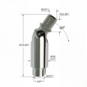 Cosmetic Mirror Swivel Lamp Parts Rack Light Adjustable Swivel Joint