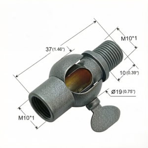 Customized Design 90 Degree Universal Swivel Joint Metal Adjustable Angle Swivel Connector for LED Lamp Lighting
