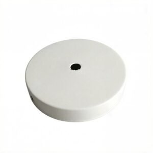 5 1/8" White Ceiling Light Canopy, Single-Head Pendant Cover for Residential & Commercial Lighting