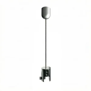 Aluminium Brass Self-Locking Wire Cable Display System for Retail Window, Gallery Art, Office Signage