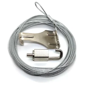 Invisible Nylon Cable Gripper Hook, Looping Wire Rope for Gallery Wall Art, Frame & Mirror Hanging Solutions