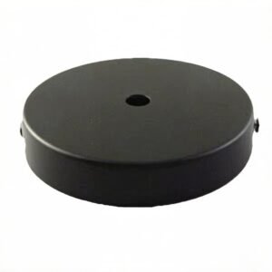 4.7 Inch Black Modern Minimalist Ceiling Canopy Decorative Pendant Light Base Plate For Home Hotel Interior Lighting