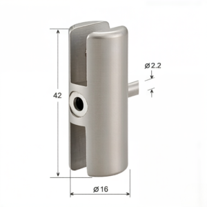 Adjustable Double Sided Cable Clip Glass Clamp Display Fixture for Wall Ceiling Mount Cable Display System