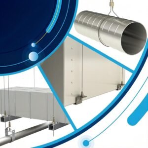 Gallery Display HVAC Suspension System 1.2-1.5mm, robust downward strut gripper copper wire hanging accessory