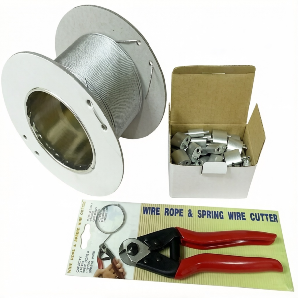 Integrated Wire Cutter Cable Gripper System Durable Rope Clamp for Overhead Duct Suspension Projects, hvac overhead duct cable gripper with wire cutter